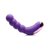50X Silicone Beaded Vibrator - Purple